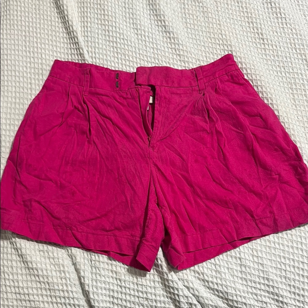 A New Day High Waist Pink Shorts Vibrant and Relaxed